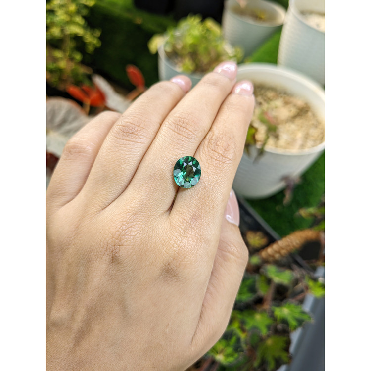 3.49 Ct. Bluish Green Prasiolite from Brazil