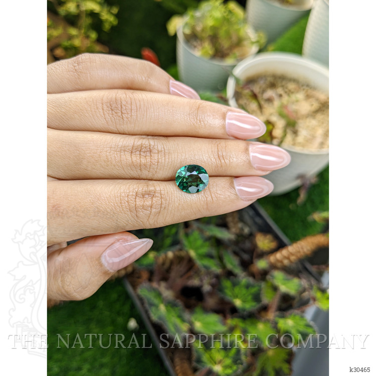 3.49 Ct. Bluish Green Prasiolite from Brazil