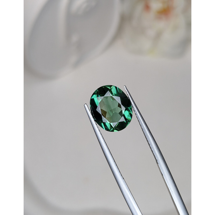 3.54 Ct. Bluish Green Prasiolite from Brazil