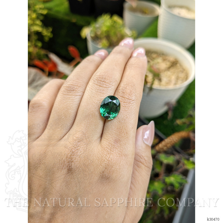 5.98 Ct. Bluish Green Prasiolite from Brazil