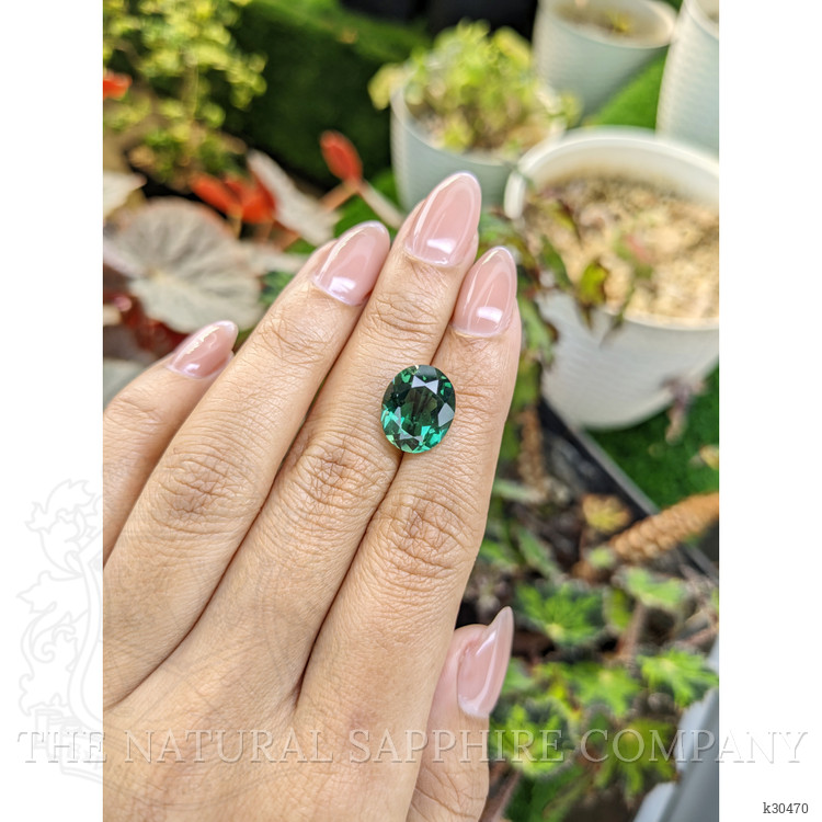 5.98 Ct. Bluish Green Prasiolite from Brazil