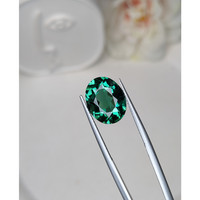 5.55 Ct. Bluish Green Prasiolite from Brazil Life Style