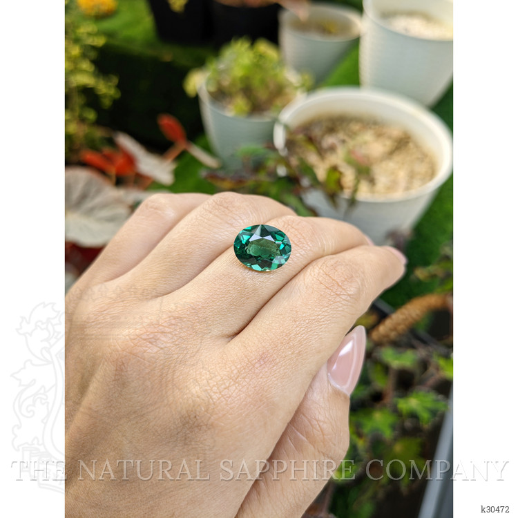 5.55 Ct. Bluish Green Prasiolite from Brazil