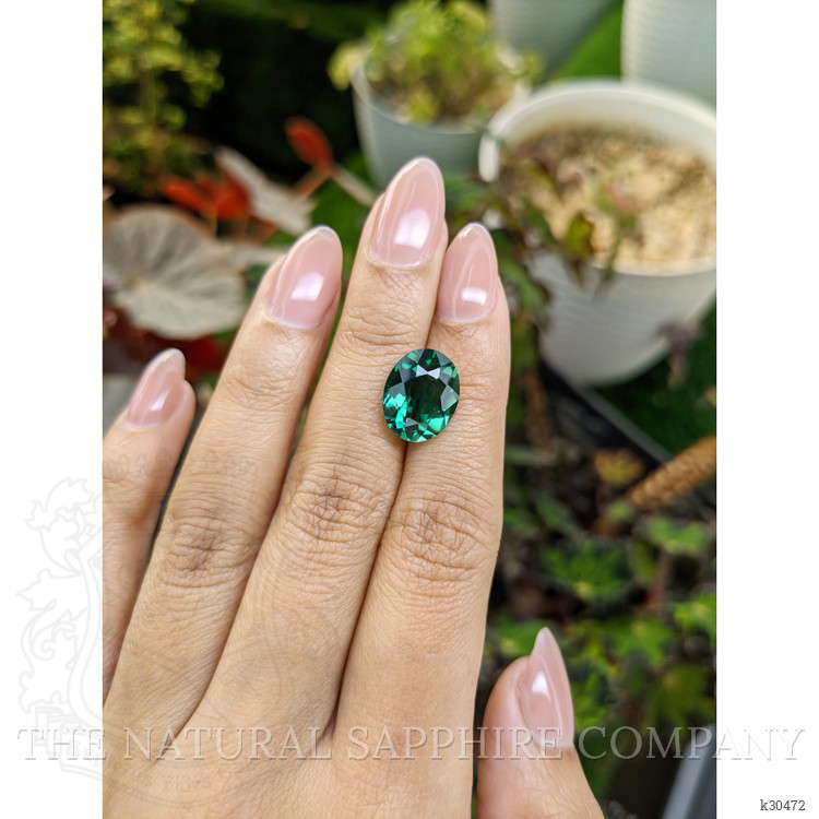5.55 Ct. Bluish Green Prasiolite from Brazil