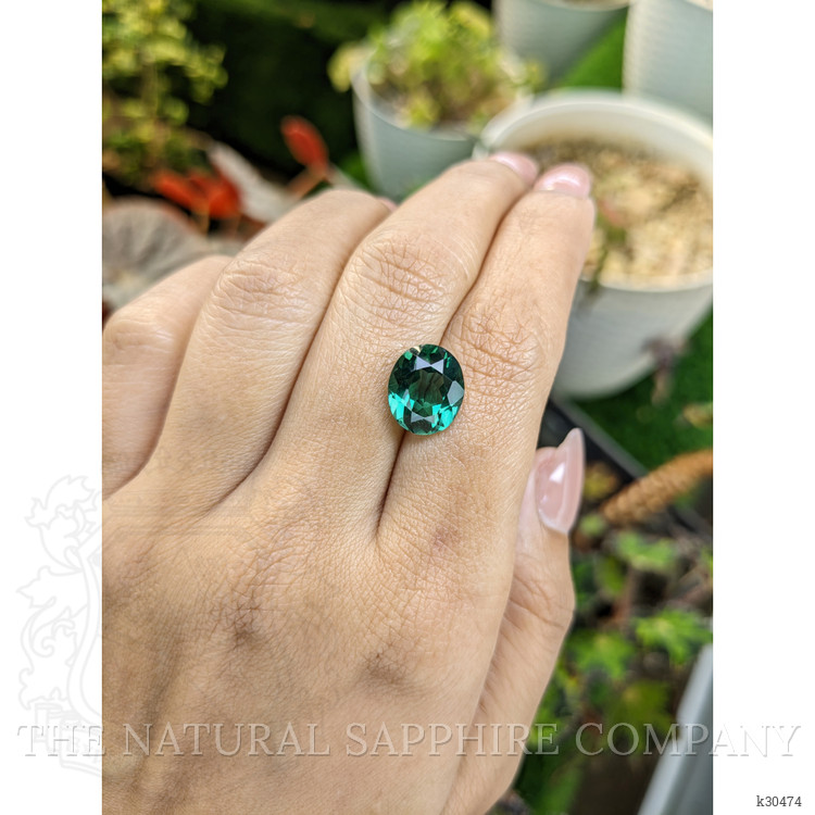 4.64 Ct. Bluish Green Prasiolite from Brazil