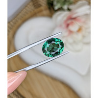4.46 Ct. Bluish Green Prasiolite from Brazil Life Style