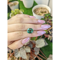 4.46 Ct. Bluish Green Prasiolite from Brazil Life Style