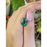 5.79 Ct. Bluish Green Prasiolite from Brazil Life Style