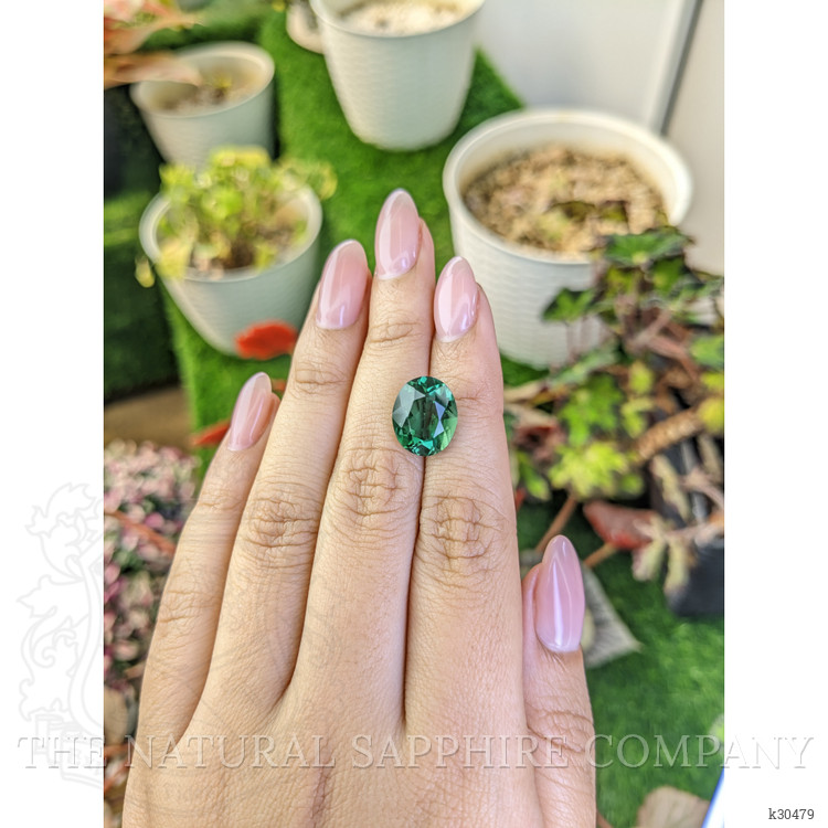 5.79 Ct. Bluish Green Prasiolite from Brazil