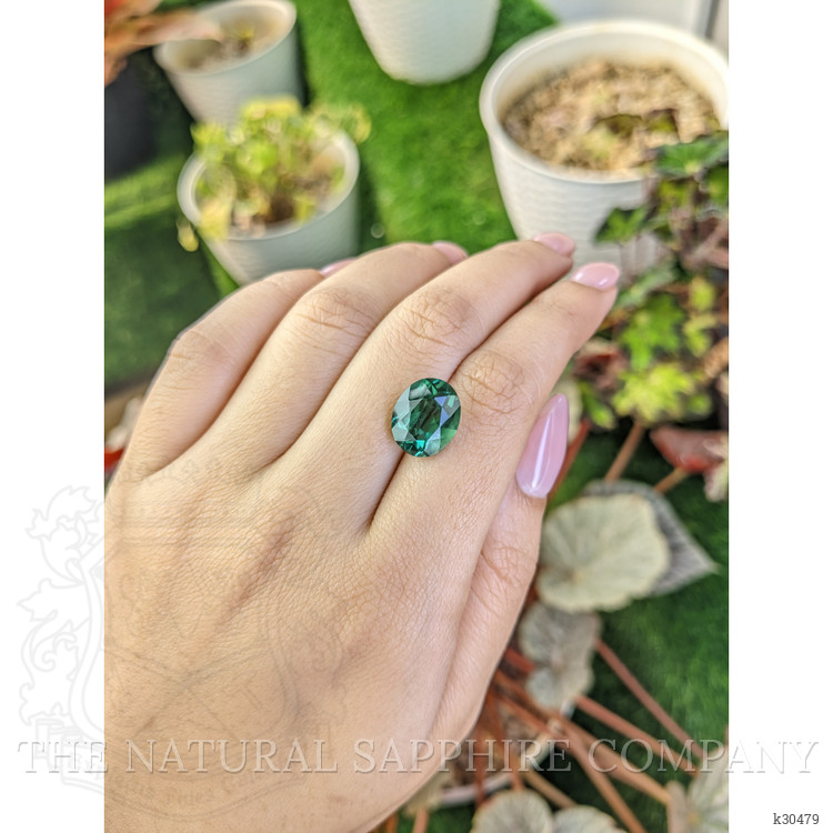 5.79 Ct. Bluish Green Prasiolite from Brazil