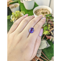5.01 Ct. Purple Amethyst from Brazil Life Style