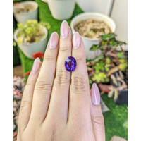 5.90 Ct. Purple Amethyst from Brazil Life Style