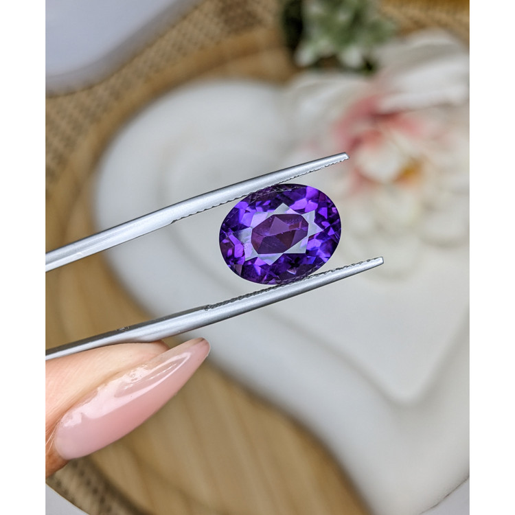 5.90 Ct. Purple Amethyst from Brazil