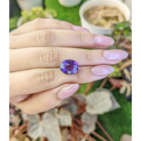 5.90 Ct. Purple Amethyst from Brazil Life Style