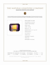 11.05 Ct. Bi Color Ametrine from Brazil Scan Report