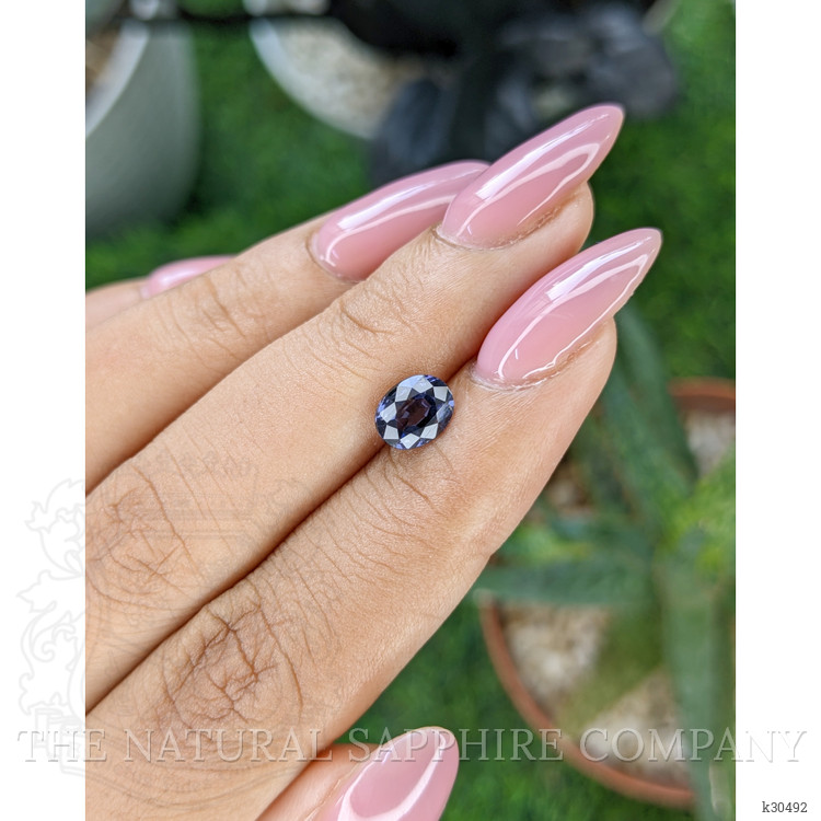 1.12 Ct. Bluish Purple Spinel from Tanzania