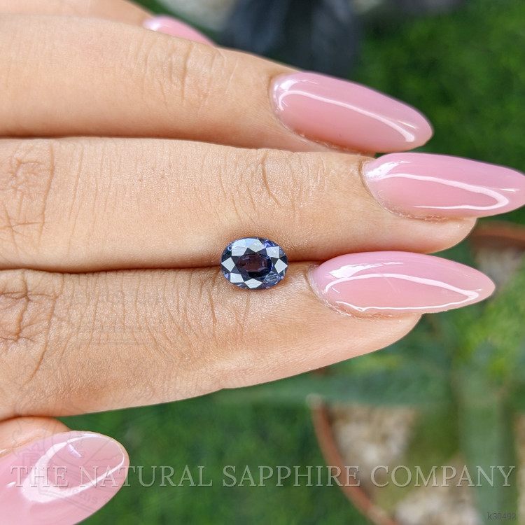 1.12 Ct. Bluish Purple Spinel from Tanzania