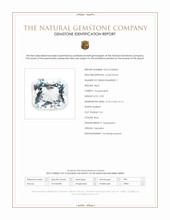 0.90 Ct. Blue Aquamarine from Tanzania Scan Report