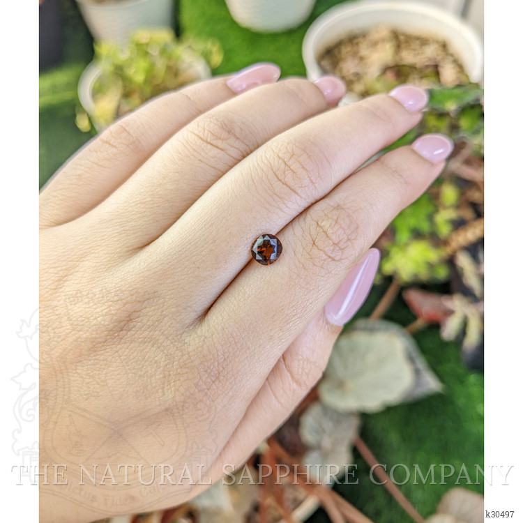 0.80 Ct. Reddish Orange Tourmaline from Ceylon (Sri Lanka)