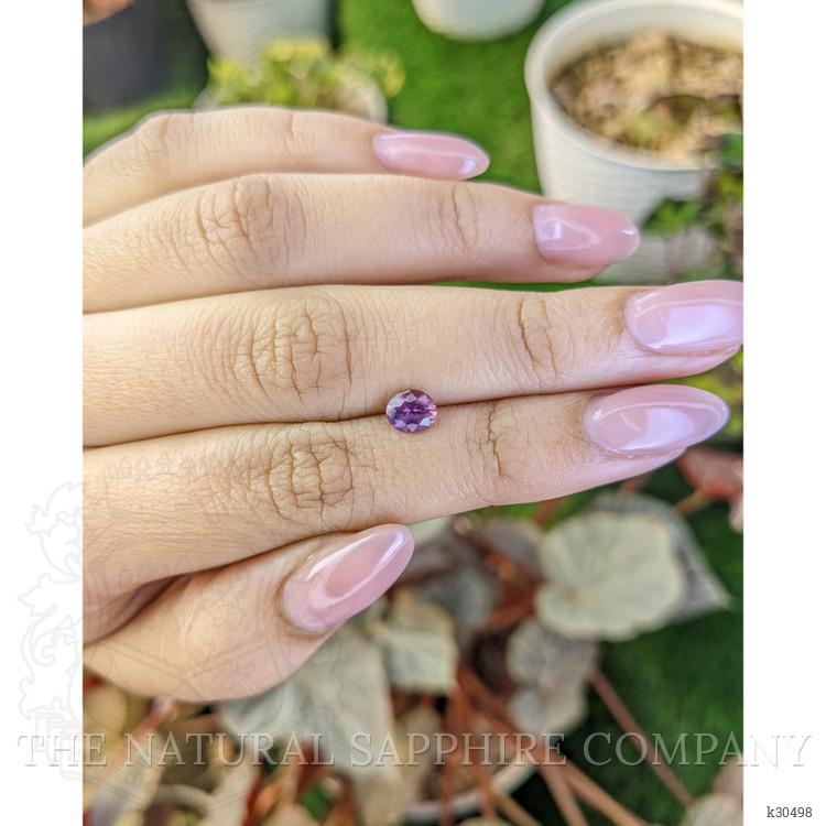 0.67 Ct. Pinkish Purple Tourmaline from Ceylon (Sri Lanka)
