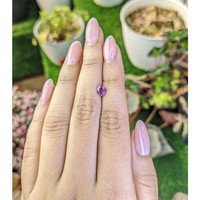 0.67 Ct. Pinkish Purple Tourmaline from Ceylon (Sri Lanka) Life Style