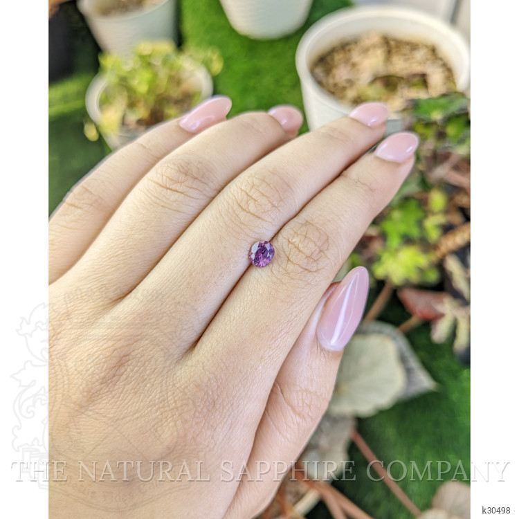 0.67 Ct. Pinkish Purple Tourmaline from Ceylon (Sri Lanka)