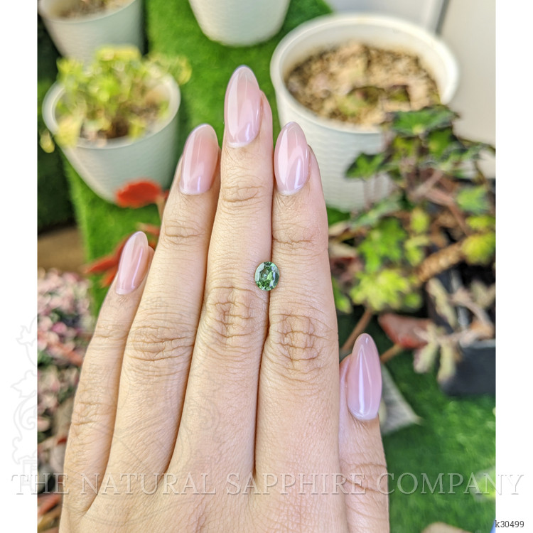 0.84 Ct. Green Tourmaline from Ceylon (Sri Lanka)