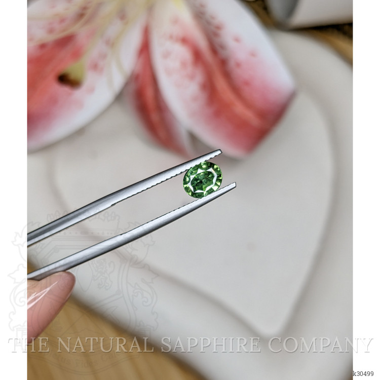 0.84 Ct. Green Tourmaline from Ceylon (Sri Lanka)