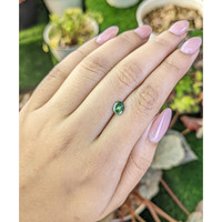 0.84 Ct. Green Tourmaline from Ceylon (Sri Lanka) Life Style