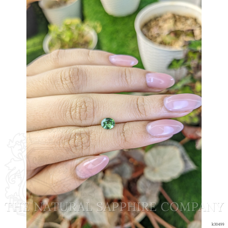 0.84 Ct. Green Tourmaline from Ceylon (Sri Lanka)