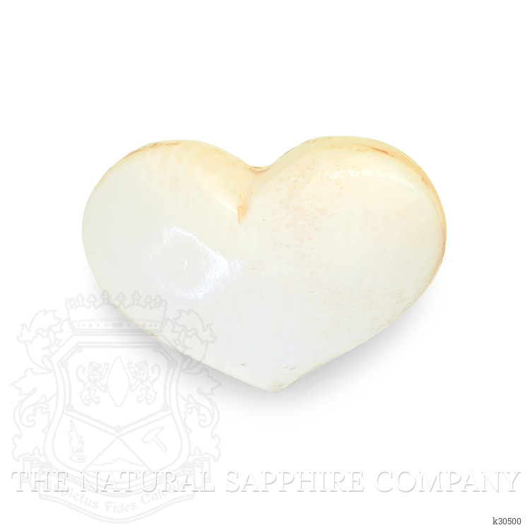 4.03 Ct. Salmon and White Cabochon Coral from Italy