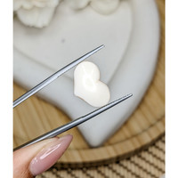 4.06 Ct. Salmon and White Cabochon Coral from Italy Life Style