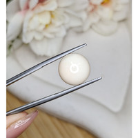 7.75 Ct. Salmon and White Cabochon Coral from Italy Life Style