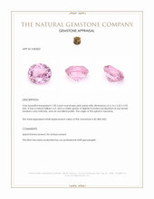 1.00 Ct. Pink Spinel from Tanzania Appraisal
