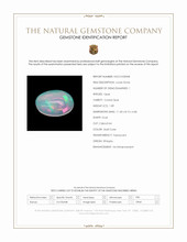 1.89 Ct. Multi Color Cabochon Crystal Opal (Jelly Opal) from Ethiopia Scan Report