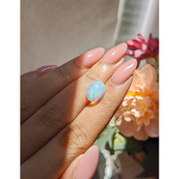 1.89 Ct. Multi Color Cabochon White Opal (Light Opal) from Ethiopia Life Style