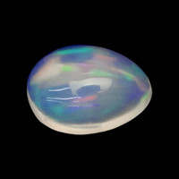 2.70 Ct. Multi Color Cabochon White Opal (Light Opal) from Ethiopia Video