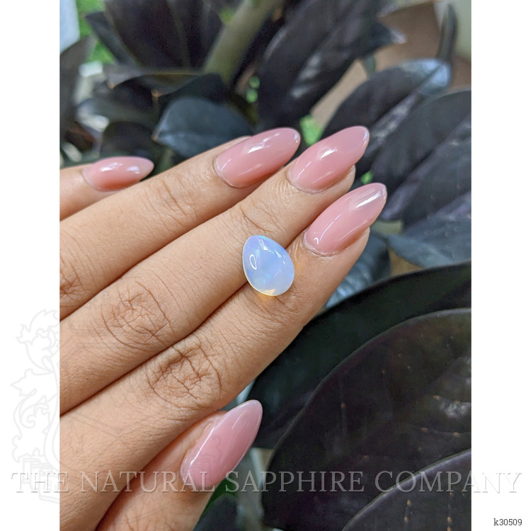 2.70 Ct. Multi Color Cabochon White Opal (Light Opal) from Ethiopia