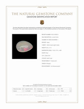 3.12 Ct. Multi Color Cabochon White Opal (Light Opal) from Ethiopia Scan Report