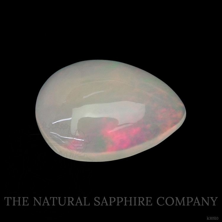 3.12 Ct. Multi Color Cabochon White Opal (Light Opal) from Ethiopia