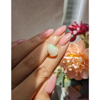 3.12 Ct. Multi Color Cabochon White Opal (Light Opal) from Ethiopia Life Style