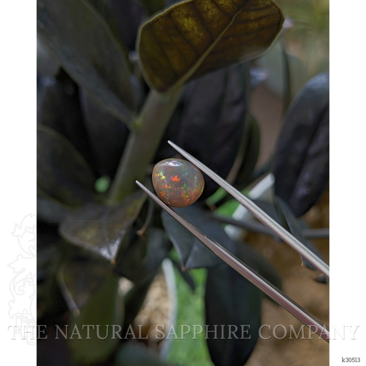 2.77 Ct. Multi Color Cabochon White Opal (Light Opal) from Ethiopia