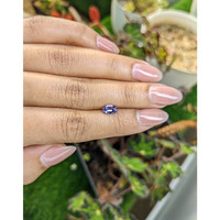 0.67 Ct. Violet Spinel from Ceylon (Sri Lanka) Life Style