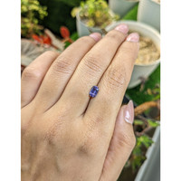 0.67 Ct. Violet Spinel from Ceylon (Sri Lanka) Life Style