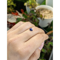 0.65 Ct. Greenish Blue Spinel from Ceylon (Sri Lanka) Life Style