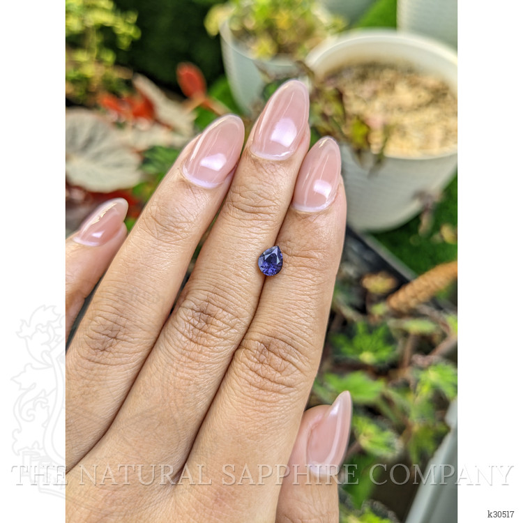 0.65 Ct. Greenish Blue Spinel from Ceylon (Sri Lanka)