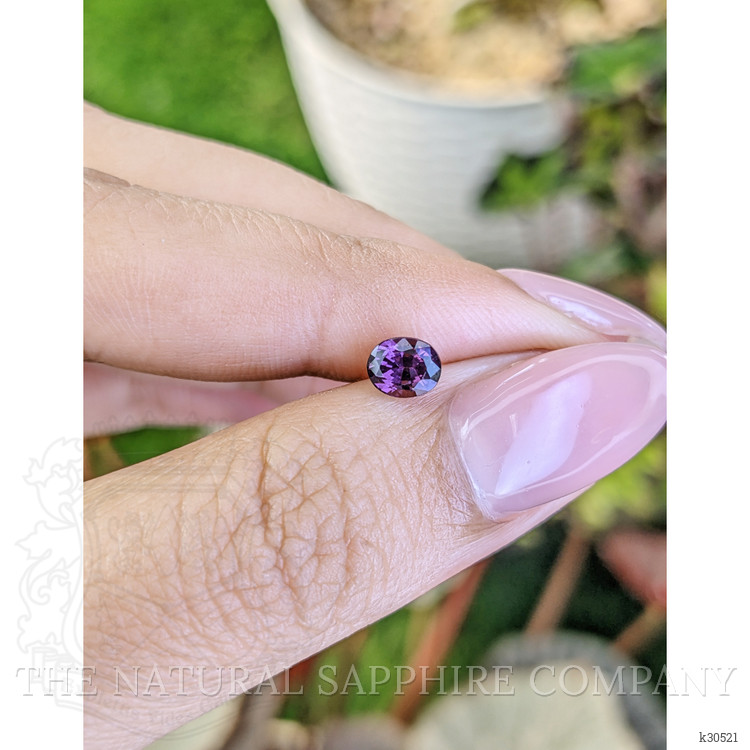 0.71 Ct. Purple Spinel from Ceylon (Sri Lanka)