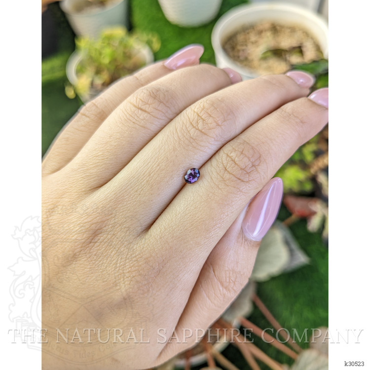 0.45 Ct. Pinkish Purple Spinel from Ceylon (Sri Lanka)