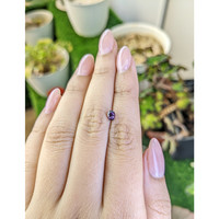 0.45 Ct. Pinkish Purple Spinel from Ceylon (Sri Lanka) Life Style