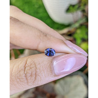 0.63 Ct. Bluish Purple Spinel from Ceylon (Sri Lanka) Life Style